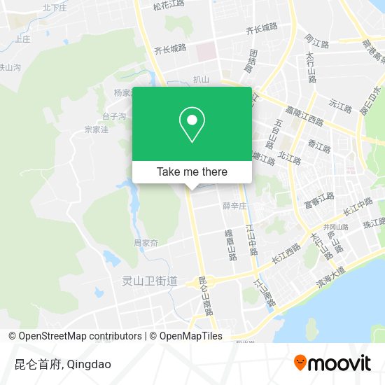 昆仑首府 map