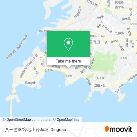 八一游泳馆-地上停车场 map