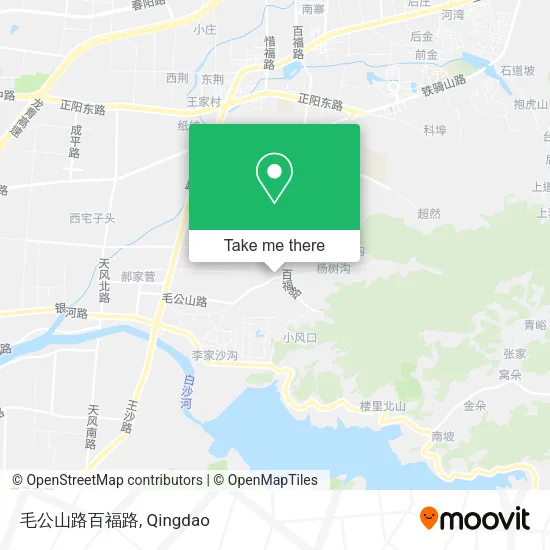 毛公山路百福路 map