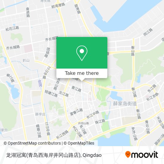 龙湖冠寓(青岛西海岸井冈山路店) map