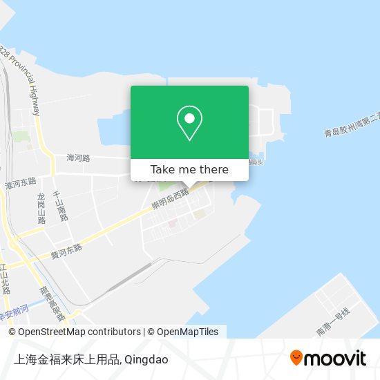 上海金福来床上用品 map