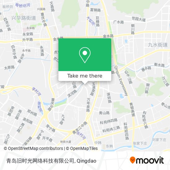 青岛旧时光网络科技有限公司 map