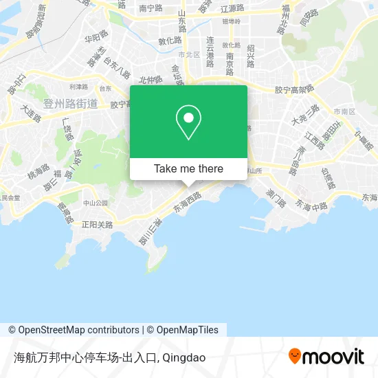 海航万邦中心停车场-出入口 map
