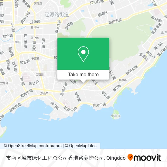 市南区城市绿化工程总公司香港路养护公司 map
