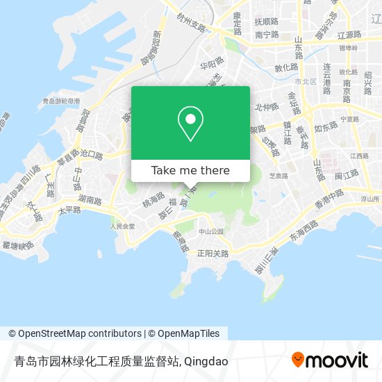 青岛市园林绿化工程质量监督站 map