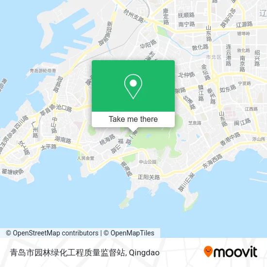 青岛市园林绿化工程质量监督站 map