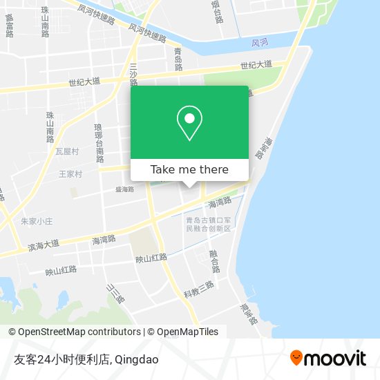 友客24小时便利店 map