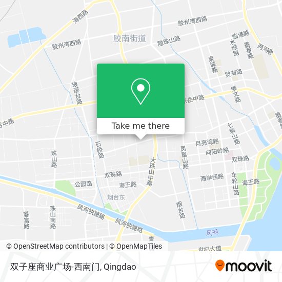 双子座商业广场-西南门 map