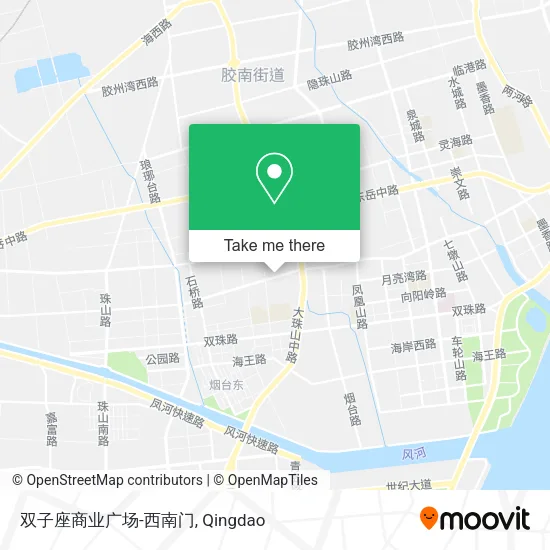 双子座商业广场-西南门 map