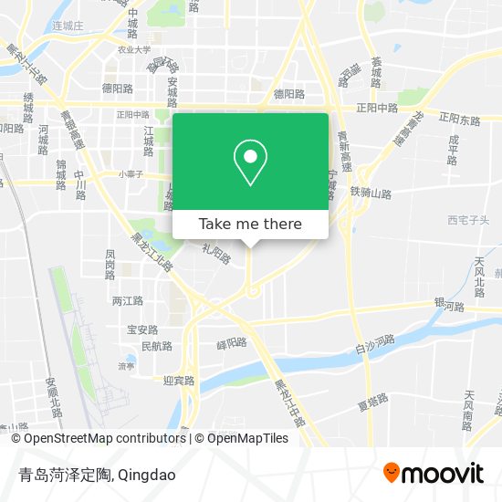 青岛菏泽定陶 map