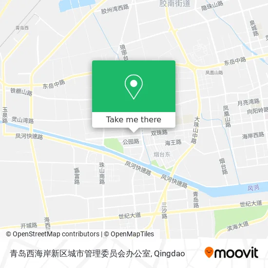 青岛西海岸新区城市管理委员会办公室 map