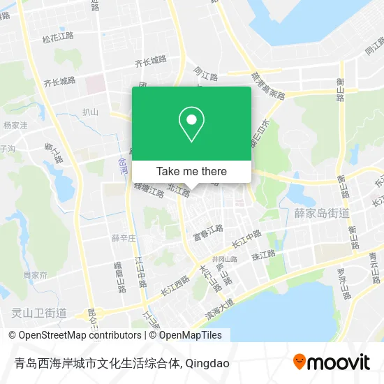 青岛西海岸城市文化生活综合体 map