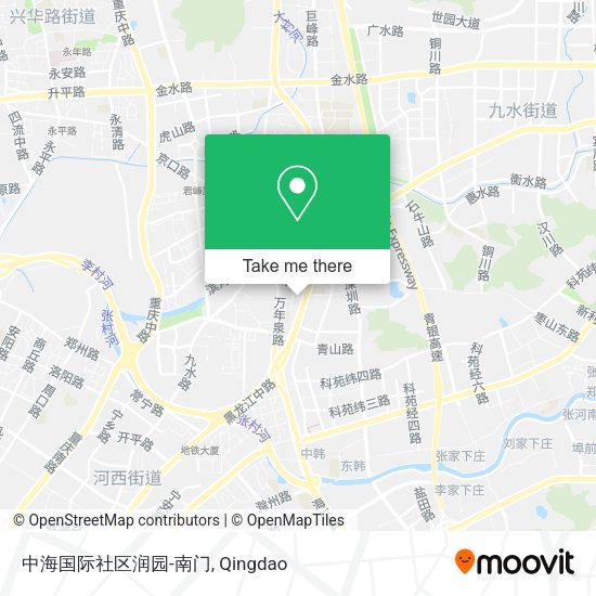 中海国际社区润园-南门 map
