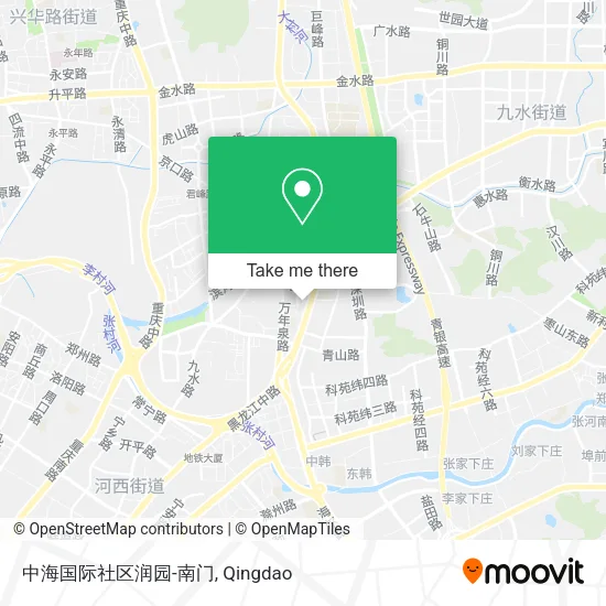 中海国际社区润园-南门 map