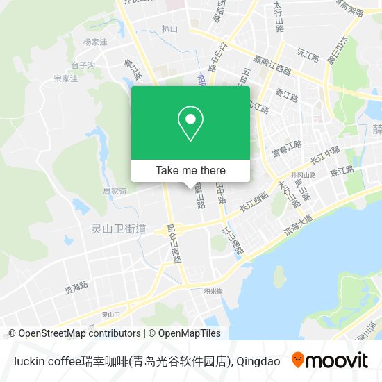 luckin coffee瑞幸咖啡(青岛光谷软件园店) map