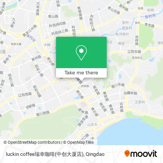 luckin coffee瑞幸咖啡(中创大厦店) map