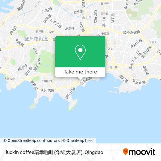 luckin coffee瑞幸咖啡(华银大厦店) map