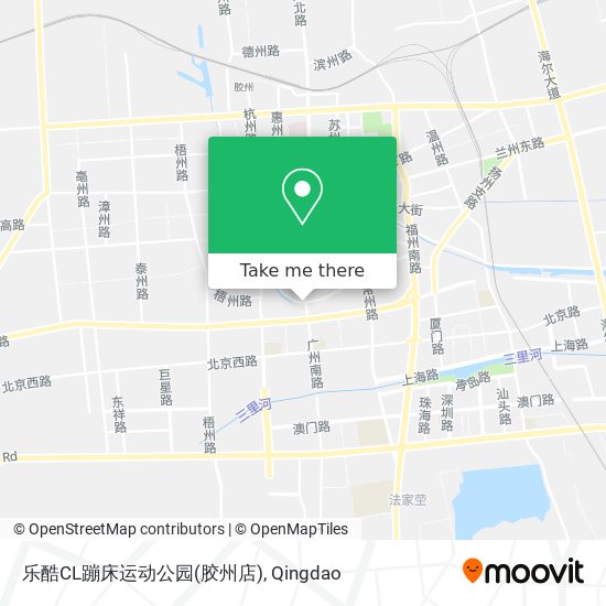 乐酷CL蹦床运动公园(胶州店) map