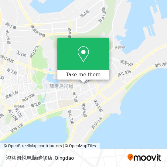 鸿益凯悦电脑维修店 map