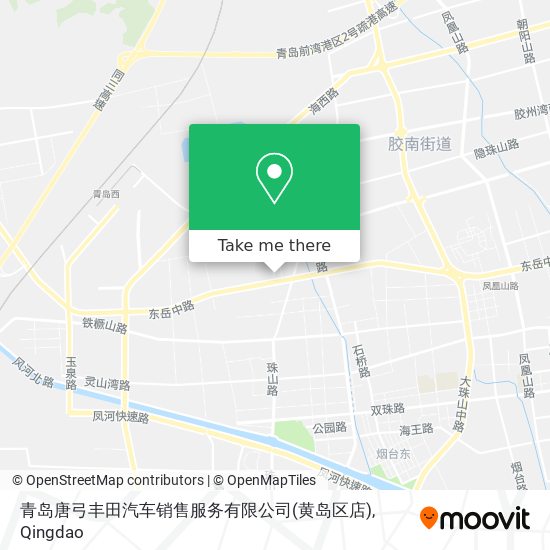 青岛唐弓丰田汽车销售服务有限公司(黄岛区店) map