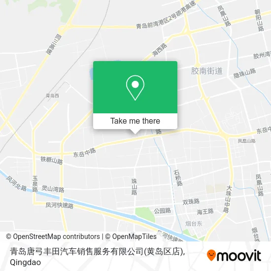 青岛唐弓丰田汽车销售服务有限公司(黄岛区店) map