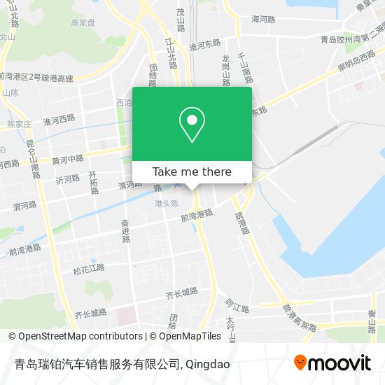 青岛瑞铂汽车销售服务有限公司 map