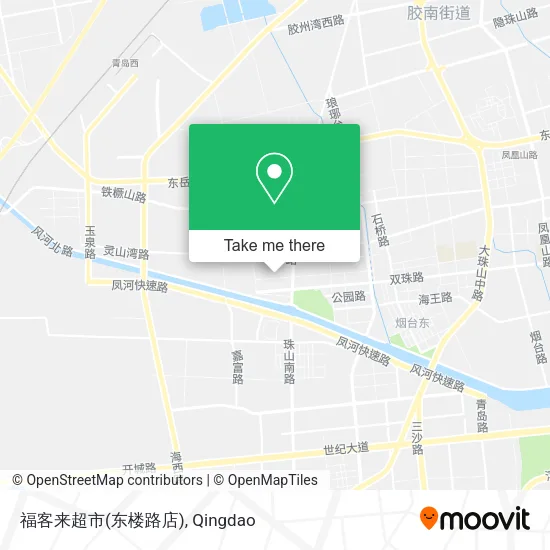 福客来超市(东楼路店) map