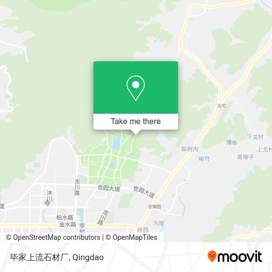 毕家上流石材厂 map