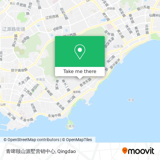 青啤颐山源墅营销中心 map