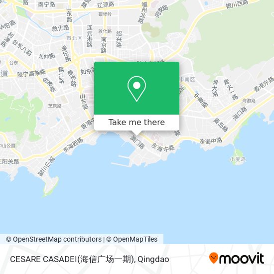 CESARE CASADEI(海信广场一期) map