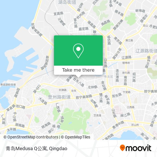 青岛Medusa Q公寓 map