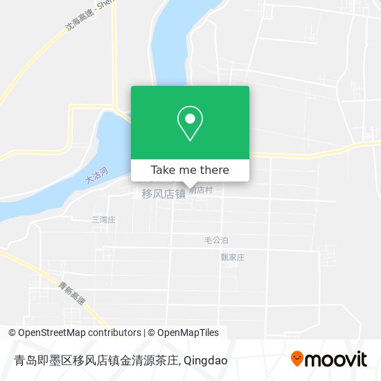 青岛即墨区移风店镇金清源茶庄 map