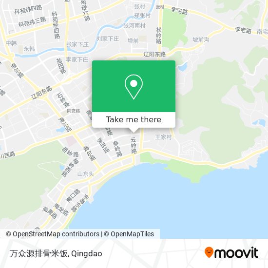 万众源排骨米饭 map