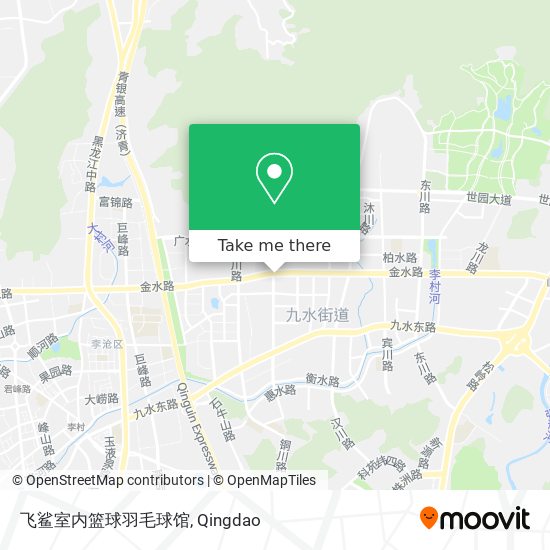 飞鲨室内篮球羽毛球馆 map