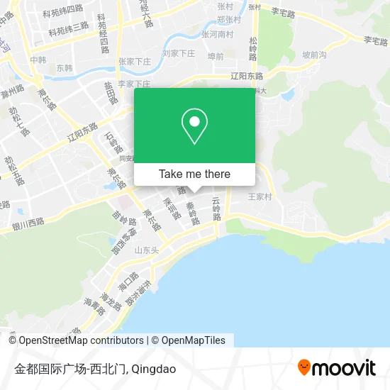 金都国际广场-西北门 map