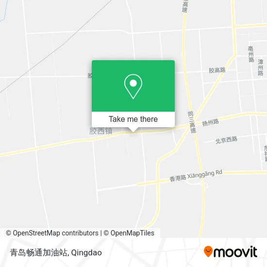 青岛畅通加油站 map