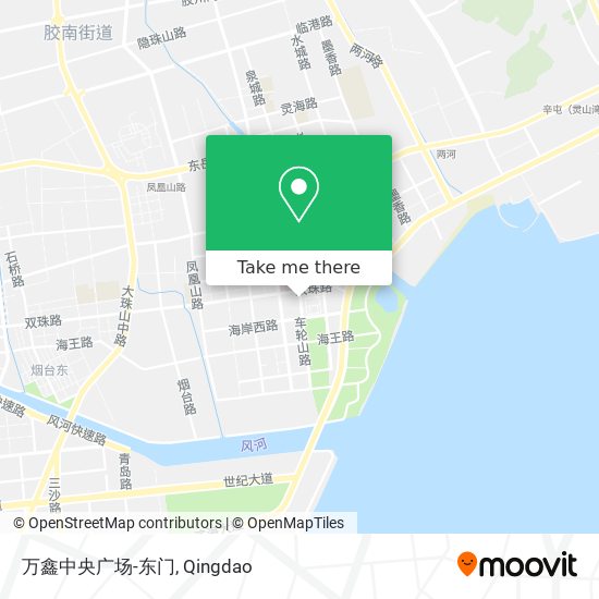 万鑫中央广场-东门 map