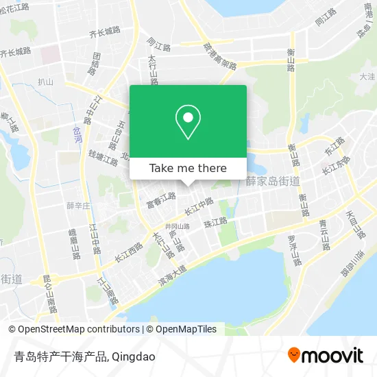 青岛特产干海产品 map