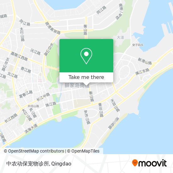 中农动保宠物诊所 map