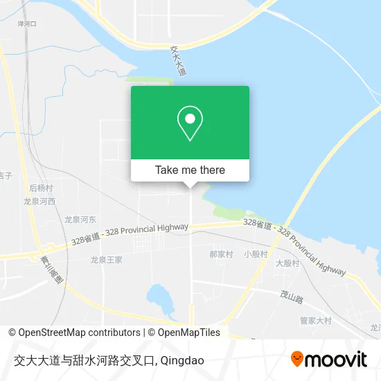 交大大道与甜水河路交叉口 map