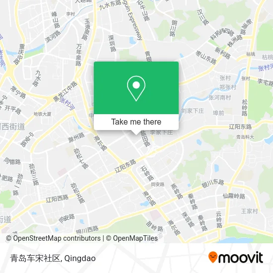 青岛车宋社区 map