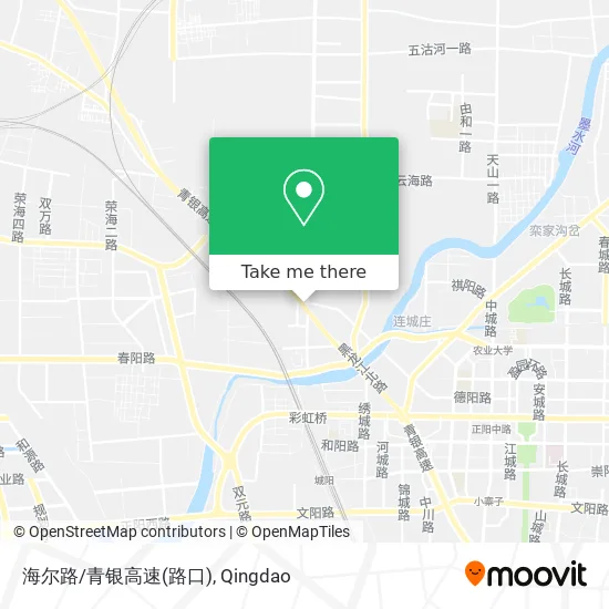 海尔路/青银高速(路口) map