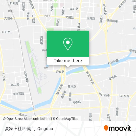 夏家庄社区-南门 map