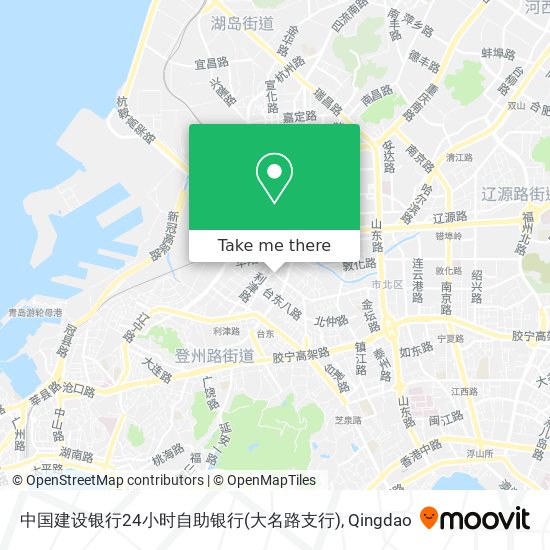中国建设银行24小时自助银行(大名路支行) map