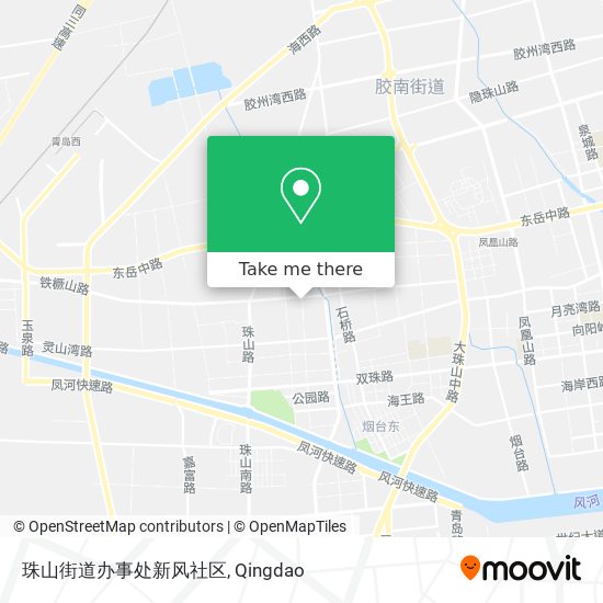 珠山街道办事处新风社区 map