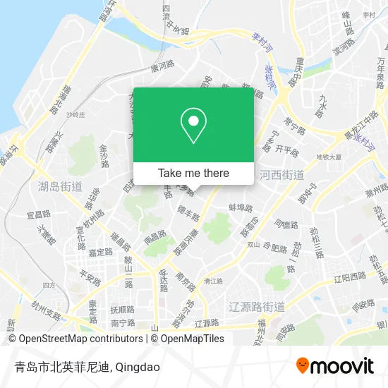 青岛市北英菲尼迪 map