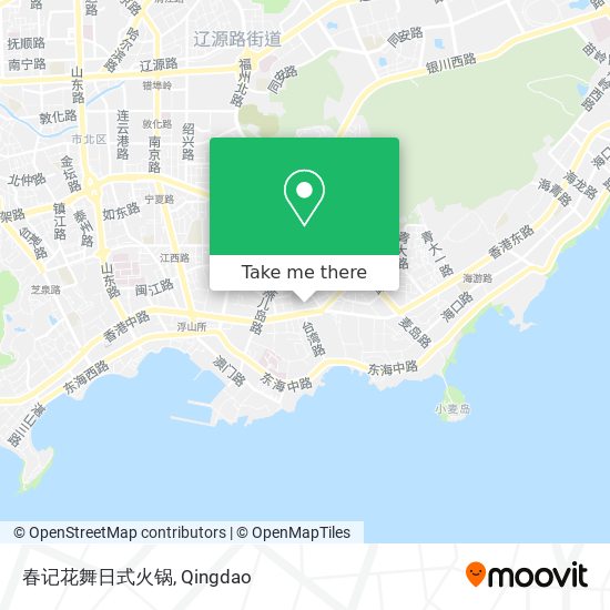 How To Get To 春记花舞日式火锅in 市南区by Bus Or Metro