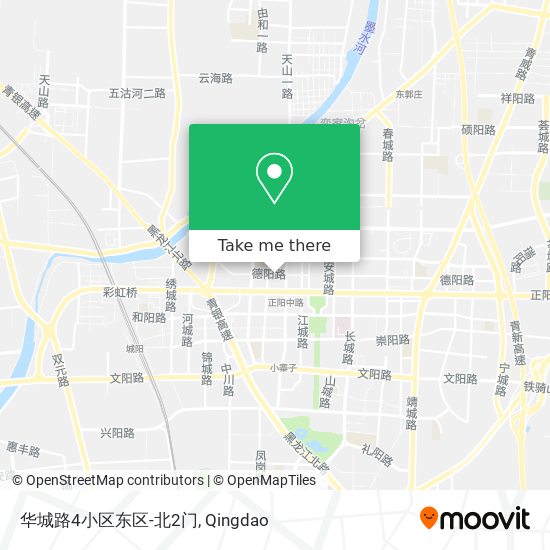华城路4小区东区-北2门 map
