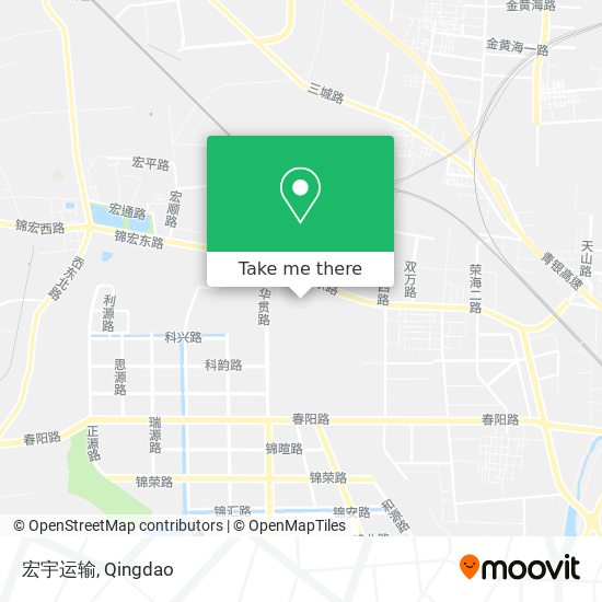 宏宇运输 map