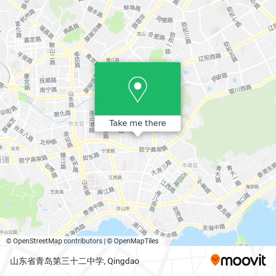 山东省青岛第三十二中学 map